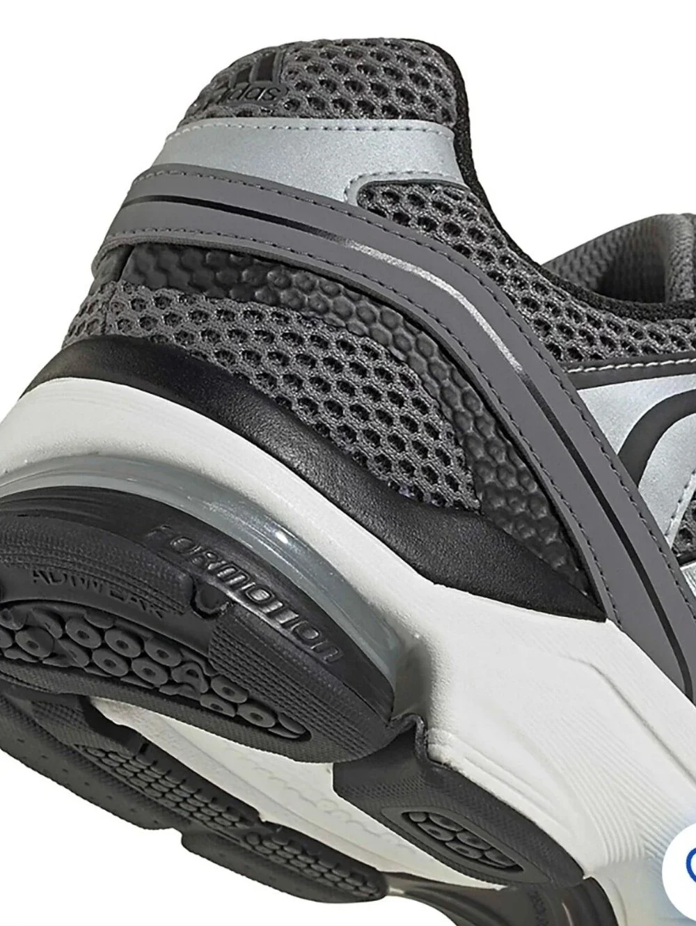 Adidas Men's Grey Mesh Running Sneakers